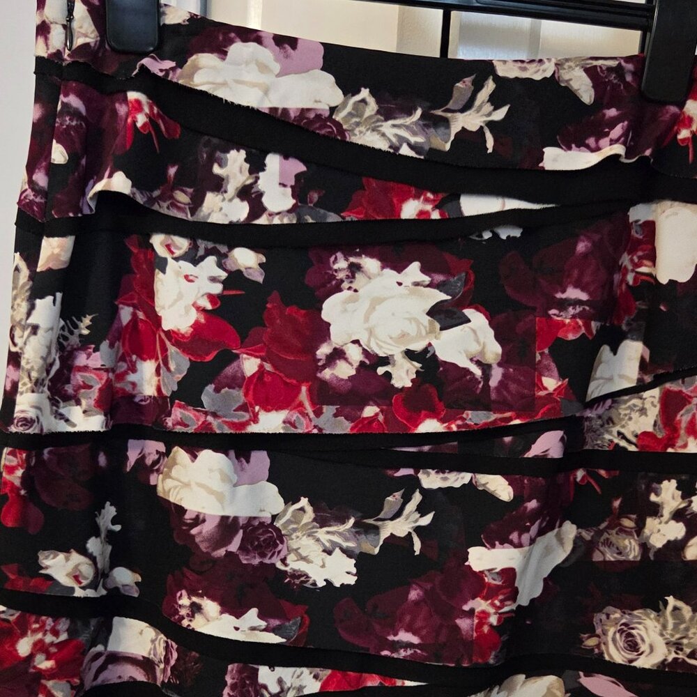 White House Black Market - Knee Length Tiered Skirt